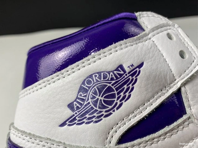 One Kick HIGH AIR CD0461-151 JORDAN PURPLE 1 RETRO COURT 0729
